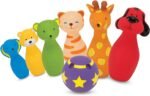 Melissa & Doug K’s Kids Bowling Friends Set, Soft Animal-Themed Pins & Ball with Carry Case, Travel-Friendly Bowling Game Sports Toy, Indoor & Outdoor Toddler Toys for Kids Ages 2+ - Image 5