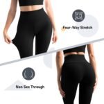 2 Pack Leggings with Pockets for Women, High Waisted Soft Leggings for Yoga Gym - Image 6