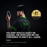 Razer Viper V3 Pro Wireless Esports Gaming Mouse: Symmetrical - 55g Lightweight - 8K Polling - 35K DPI Optical Sensor - Gen3 Optical Switches - 8 Programmable Buttons - 95 Hr Battery - White - Image 3