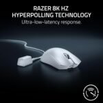 Razer Viper V3 Pro Wireless Esports Gaming Mouse: Symmetrical - 55g Lightweight - 8K Polling - 35K DPI Optical Sensor - Gen3 Optical Switches - 8 Programmable Buttons - 95 Hr Battery - White - Image 5