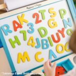 Melissa & Doug Deluxe Magnetic Letters and Numbers Set – 89 Wooden Alphabet Magnets & Numbers, Educational Learning Toys for Preschool Kids Ages 3+ - Image 3