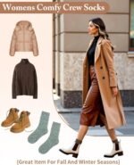 YSense Wool Socks for Women, Winter Boot Socks Stocking Stuffers Gifts for Women Warm Crew Hiking - Image 5