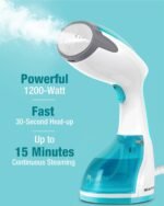 BEAUTURAL Steamer for Clothes, Portable Handheld Garment Fabric Wrinkles Remover, 30-Second Fast Heat-up, Auto-Off, Large Detachable Water Tank - Image 3