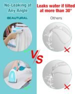 BEAUTURAL Steamer for Clothes, Portable Handheld Garment Fabric Wrinkles Remover, 30-Second Fast Heat-up, Auto-Off, Large Detachable Water Tank - Image 4