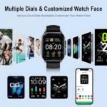 1.91" Smart Watch,Fitness Tracker,Smart Watches for Men and Women with Message Call Function,120+ Sport Modes, IP68 Waterproof,24 Hours Heart Rate/Sleep Monitor,for Android/iOS - Image 5