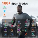 1.91" Smart Watch,Fitness Tracker,Smart Watches for Men and Women with Message Call Function,120+ Sport Modes, IP68 Waterproof,24 Hours Heart Rate/Sleep Monitor,for Android/iOS - Image 7