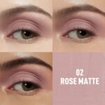 FV Long Lasting Cream Eyeshadow Stick, Waterproof & High Pigmented Eye Shadow Sticks Duo with Blending Brush, Crease-Proof & Natural Finish Eyeshadow Pencil, Rose Matte - Image 3