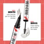 Maybelline Build-A-Brow 2-in-1 Brow Pen and Sealing Eyebrow Gel, Eyebrow Makeup for Real-Looking, Fuller Brows, Black Brown, 1 Count - Image 4