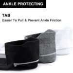 12 Pairs Mens Ankle Socks Athletic Casual Low Cut Short Socks for Men With Tab Shoes Size 6-11 - Image 5