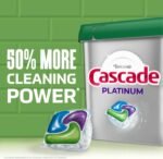 Cascade Platinum Dishwasher Pods, Dishwasher Detergent, Dish Detergent Soap, Lemon, 59 Count - Image 5