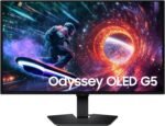Samsung 27” Odyssey OLED G5 (G50SF) QHD & QD-OLED Gaming Monitor, 180Hz Refresh Rate, 0.03ms (GtG) Response Time, NVIDIA G-Sync Compatible, AMD FreeSync™, LS27FG500SNXZA - Image 3