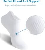 Irisbear Women's Ankle Socks - 6 Pairs Low Cut Tab & No Show Athletics Sports Running - Image 5