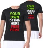 Custom T-Shirts for Men Women Design Your Own Shirt with Text Image Personalized Tee Printed Front/Back - Image 2