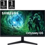 SAMSUNG 27” Odyssey G5 G53F QHD Resolution Gaming Monitor, HDR10, 200Hz Refresh Rate, IPS Panel, AMD FreeSync™ Premium, Black Equalizer, Auto Source Switch, LS27FG532ENXZA - Image 3