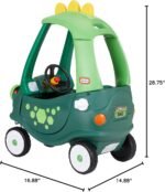 Little Tikes Cozy Coupe Dinosaur – Amazon Exclusive Large, Green - Image 7