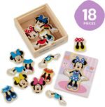 Melissa & Doug Disney Minnie Mouse Dress-Up Puzzle, 18 Pieces Mix and Match Outfits, Sorting & Matching Toy with Storage Case, Educational Puzzle for Toddlers Ages 3+ - Image 4