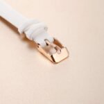 NUOVO Women's Silicone Sports Watch - Crystal Accented Leather Strap Analog Display - Image 6