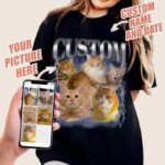 Custom Your Own Bootleg T-Shirts, Custom Face Tee Shirts for Christmas, Birthday and Valentines Day Small-4XLarge - Image 3