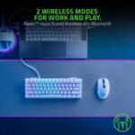 Razer Orochi V2 Mobile Wireless Gaming Mouse: Ultra Lightweight - 2 Wireless Modes - Up to 950hrs Battery Life - Mechanical Mouse Switches - 5G Advanced 18K DPI Optical Sensor - White - Image 4