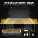 Dowinx Gaming Chair Breathable PU Leather Gamer Chair with Footrest Massage Lumbar Support, Big and Tall Ergonomic Reclining Computer Chair with Pocket Spring Cushion for Adults Teens (Brown) - Image 8