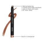 Sigma Beauty Eyeshadow Primer Base – Professional Grade Eye Primer Crayon w/Sleek Retractable Tip for Long-Lasting Makeup & All-Day Color Payoff, Prevents Creasing (Ignite, Light Caramel Matte) - Image 4