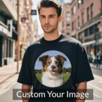 Personalized Custom T Shirts for Women Men T-Shirt Front Back Add Your Own Design with Image Text Logo - Image 3