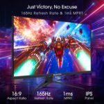 Sceptre New IPS 27-inch Gaming Monitor up to 180+Hz 165Hz 144Hz 1ms DisplayPort HDMI x3, FreeSync FPS RTS 100% sRGB Build-in Speakers Machine Black 2026 (E275B-FPT165 Series) - Image 6