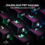 HyperX Alloy Origins 60 - Mechanical Gaming Keyboard, Ultra Compact 60% Form Factor, Double Shot PBT Keycaps, RGB LED Backlit, NGENUITY Software Compatible - Linear HyperX Red Switch,Black - Image 6