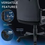Ergonomic Computer Gaming Chair Home Office Racing Executive Video Task Desk PU Leather for Adults Teens Kids Gamer - Image 8
