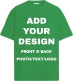 Personalized Custom T Shirts for Women Men T-Shirt Front Back Add Your Own Design with Image Text Logo - Image 2