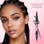 iMethod Liquid Eyeliner - Waterproof Eyeliner 2-in-1 Dual-Ended Eye Liner with Precise Brush-Tip and Thick Tip, Black Liquid Liner Pen, Matte Finish, Long Lasting, Smudge-proof, Transfer-proof - Image 5