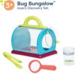 B. toys – Bug Bungalow Insect Catching Kit with Mesh Case, Magnifying Container, Tweezers & Magnifier – Educational Outdoor Toys for Toddlers – Nature Exploration Set for 3+ Years - Image 6
