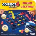 Connect 4 Frenzy Game | Bounce Discs 4 The Win | Family Party Games for Kids, Teens, and Adults | Ages 8+ | 2 to 6 Players | 10 Mins. | Portable Games | Christmas Stocking Stuffers - Image 3