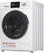 2.7 Cu.Ft All-in-One Washer and Dryer Combo, 24" Front Load Ventless Washer Dryer with 26.5 Lbs Loading Capacity, Compact Size, LED Display, Child Lock, White - Image 2