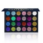 24 Color Pressed Glitter Eyeshadow Palette - Mineral Ultra Shimmer Makeup Palette Eye Shadow Powder Long Lasting Waterproof - Image 2