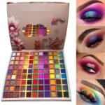 99 Colors Eyeshadow Palette, Colorful Eyeshadow Palette, Professional Matte Shimmer Glitter Rainbow Makeup Pallet, Colorful Long Lasting Highly Pigmented Eye Shadow Christmas Day Gifts for Women - Image 2