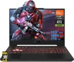 ASUS TUF Gaming A15 Laptop 15.6" FHD 144Hz (100% sRGB) AMD 6-core Ryzen 5 7535HS 32GB RAM 1TB SSD GeForce RTX 4060 (Up to233 AI Tops) RGB Backlit USB4 Win11 ICP Hub - Image 2