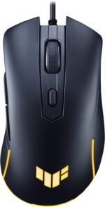 ASUS TUF Gaming M3 Gen II Wired USB Gaming Mouse – Right-Handed Ergonomic, 59g Lightweight, 8K DPI, IP56 dust & Water Resistance, Antibacterial Guard, 6 Programmable Buttons, PC/Mac Support - Black - Image 2