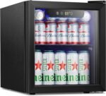 Antarctic Star Mini Fridge Cooler - 12 Bottle 48 Can Beverage Refrigerator Glass Door for Drinks or Beer Wine –Small Drink Dispenser for Home, Office or Bar, Electronic Temperature Control，1.3cu.ft. - Image 2