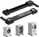 Appliance Rollers Heavy Duty,Newest Extendable Appliance Sliders,Liftable Washing Machine Base,Easily Move Washer and Dryer Machines,Refrigerators,Furniture-Black - Image 2