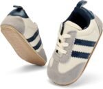 BACSAC Baby Shoes for Boys Girls Non Slip Low Top Infant Walking Shoes Breathable Comfort Toddler Walker Shoes Pull On Newborn Baby Sneakers 3 6 9 12 Months - Image 2