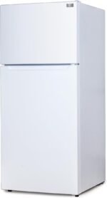 BLACK+DECKER 18.1 Cu. Ft. Top Mount Refrigerator with Ice Maker, 2-Door Refrigerator with Top Freezer, Freezer with Icemaker and Adjustable Temperature Control, ENERGY STAR, BR1810HIMW, White - Image 2