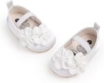 Baby Shoes Mary Jane Flats Non Slip Soft Sole Infant Toddler Sneakers First Walkers Party Christmas Dress Shoes - Image 2