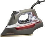 CHI Steam Iron for Clothes with 300+ Holes for Powerful Steam ing, Temperature Guide Dial, 1700 Watts, XL 10’ Cord, 3-Way Auto Shutoff, Titanium Infused Ceramic Soleplate, Silver (13101) - Image 2