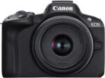 Canon EOS R50 Mirrorless Camera RF-S18-45mm F4.5-6.3 is STM Lens Kit, 24.2 Megapixel CMOS (APS-C) Sensor, 4K Video, Hybrid Camera, Photo and Video, Vlogging, Content Creator, RF Mount, Black - Image 2