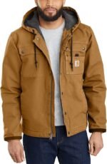 Carhartt Men's Relaxed Fit Washed Duck Sherpa-Lined Utility Jacket - Image 2