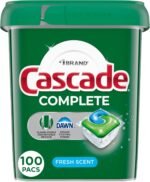Cascade Complete Dishwasher Pods, Dishwasher Detergent, Dish Detergent Tab Tablets, Fresh, 100 Count - Image 2