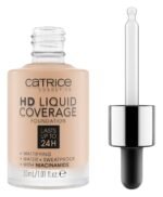 Catrice | HD Liquid Coverage Foundation | 24H Wear, Matte Finish, High Coverage, Waterproof Formula with Niacinamide | Vegan & Cruelty Free (030 | Sand Beige) - Image 2