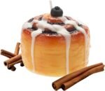 Cinnamon Roll Candle Food Shaped Cinnamon Scented Candles Unique Candle Gifts for Women Men Ideal for Fall, Home Decorations - Image 2