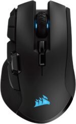 Corsair IRONCLAW RGB Wireless FPS/MOBA Gaming Mouse – 18,000 DPI – 10 Programmable Buttons – Designed for Large Hands – iCUE Compatible – PC, Mac, PS5, PS4, Xbox – Black - Image 2